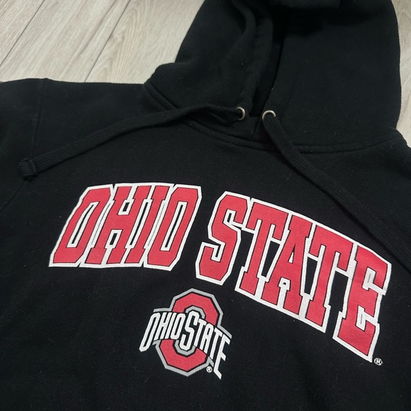 Ohio State Black and Red Hoodie Sweater - Picture 2 of 5